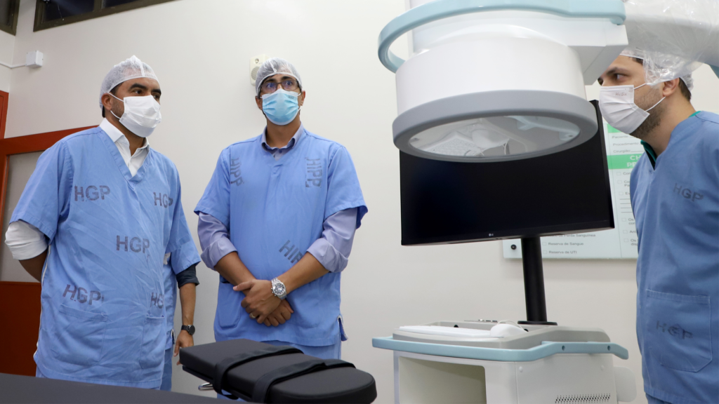 O governador Wanderlei Barbosa no HGP