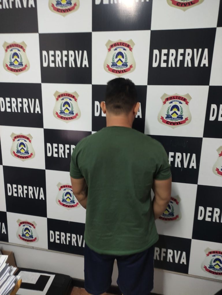 Após capturado, o homem foi conduzido até a sede da Unidade Policial Especializada