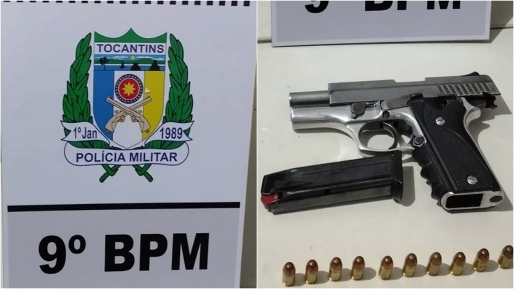 Polícia Militar prende homem por porte ilegal de arma de fogo em Buriti do Tocantins