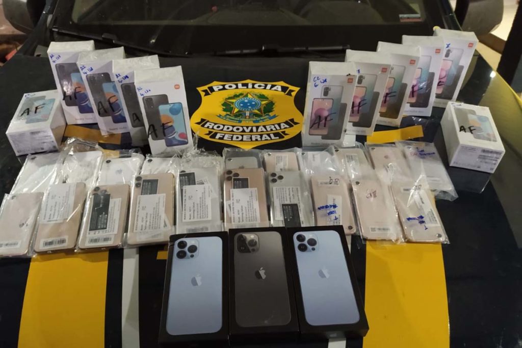 35 aparelhos celulares foram apreendidos em Guaraí/TO