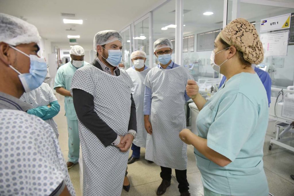 A vistoria foi realizada pelo promotor de Justiça Thiago Ribeiro