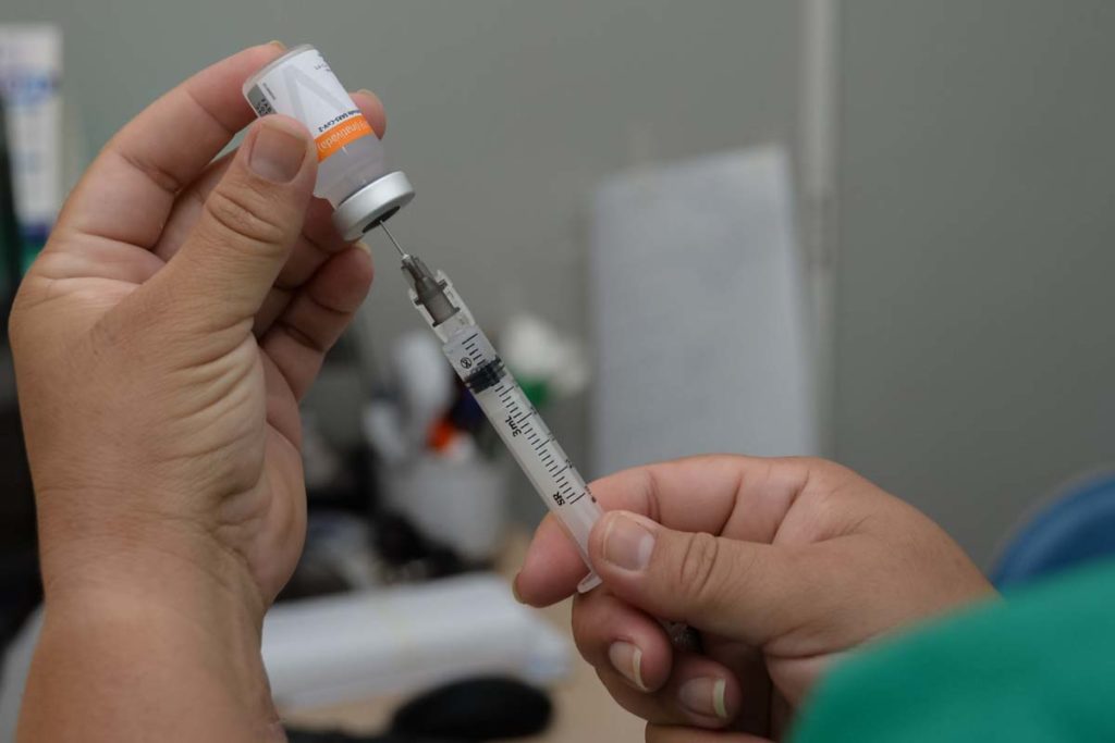 a vacinação para este público será realizada nas 10 unidades exclusivas que já atendem as crianças de 05 a 11 anos