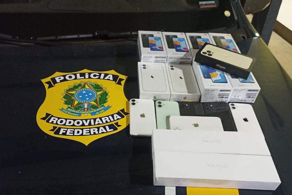 24 itens eletrônicos sem nota fiscal são apreendidos em Guaraí