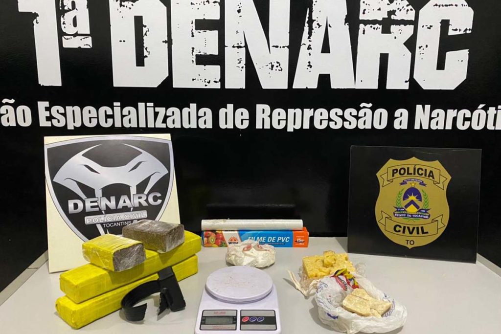 Polícia Civil prende foragido do sistema prisional por suspeita de tráfico de drogas na região Norte de Palmas