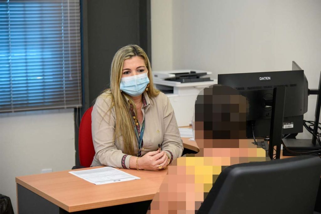 As vítimas assistidas têm um perfil de idade bem diverso