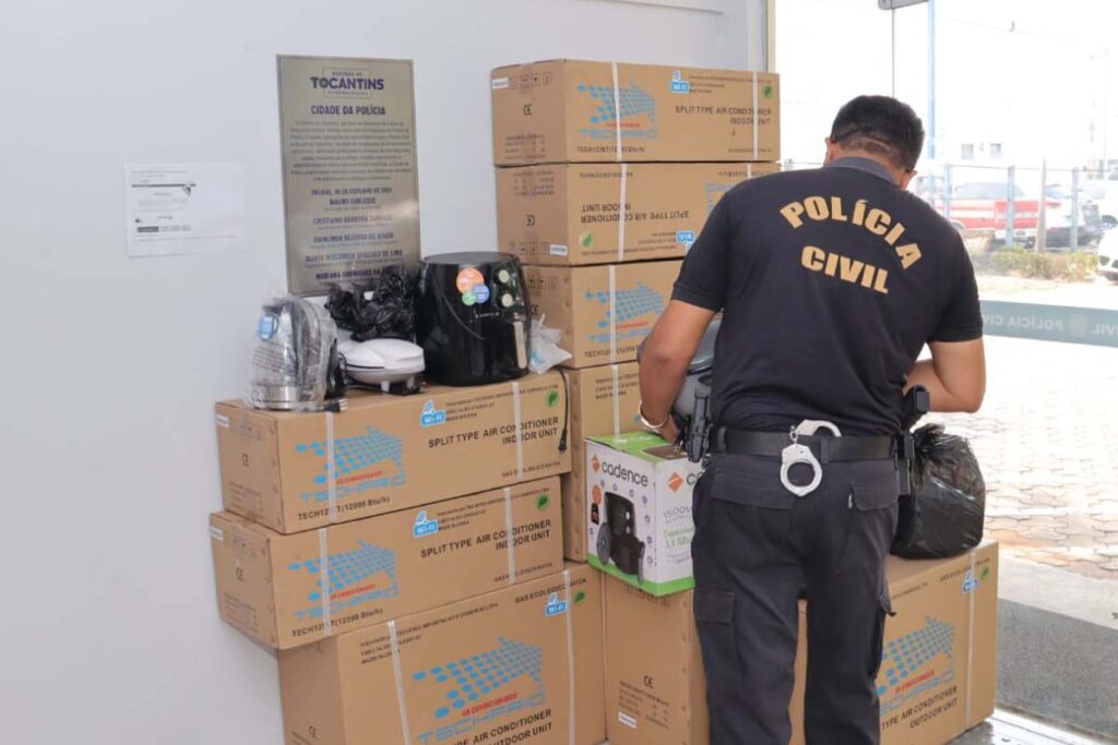 Polícia Civil realiza Operação Frente Fria e recupera eletrodomésticos e eletroportáteis furtados na Capital