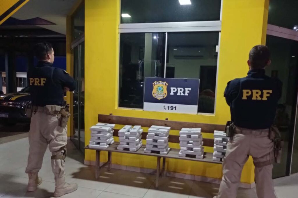 Homem foi preso transportando 53,60kg de substância análoga à maconha, em Guaraí