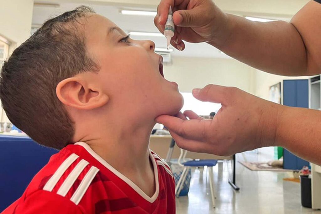 Tocantins prorroga campanha de vacinação contra a Pólio até o dia 31 de outubro