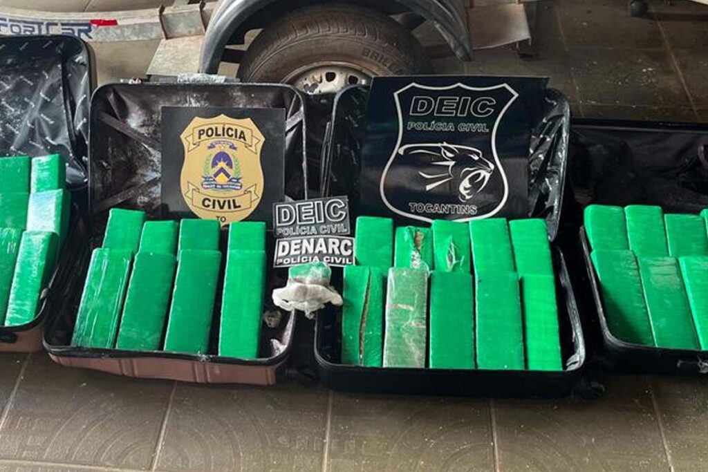 Em Guaraí, 35kg de maconha são apreendidas e duas mulheres são presas por tráfico de drogas