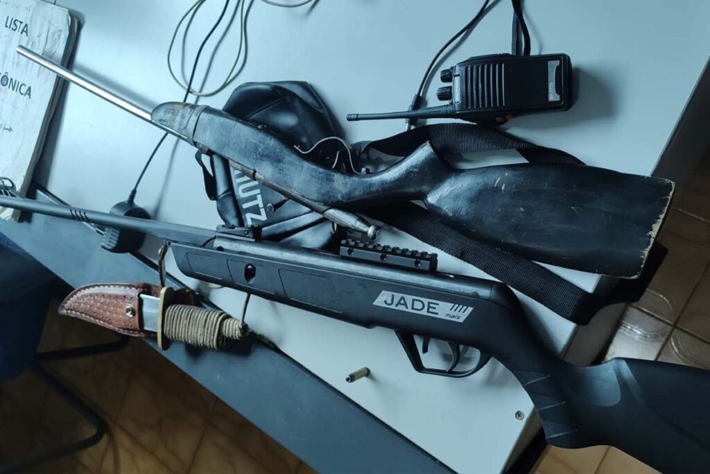 Em Miranorte, homem é preso por posse ilegal de arma de fogo