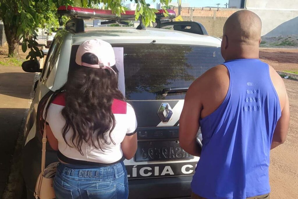 Em Formoso do Araguaia, casal é preso por incendiar veículo estacionado em frente à Delegacia