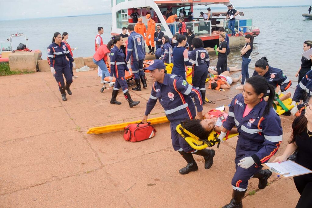 Semus simula acidente aquático com dois óbitos no lago de Palmas