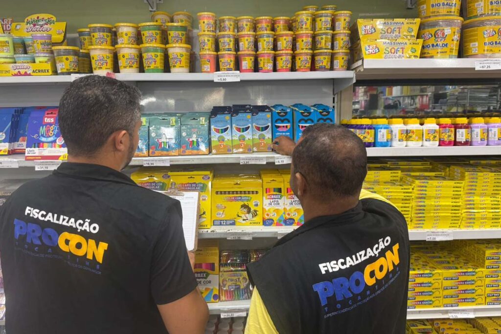 Procon Tocantins encontra variação de até 245% nos preços de materiais escolares em Gurupi
