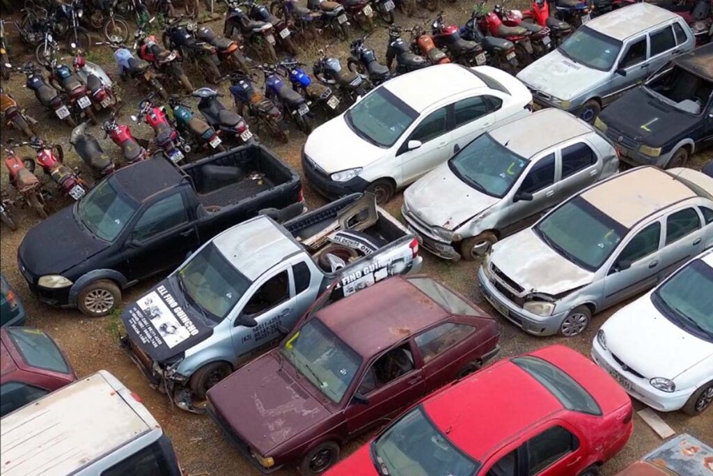 Detran Tocantins promove leilão com veículos a partir de R$ 30