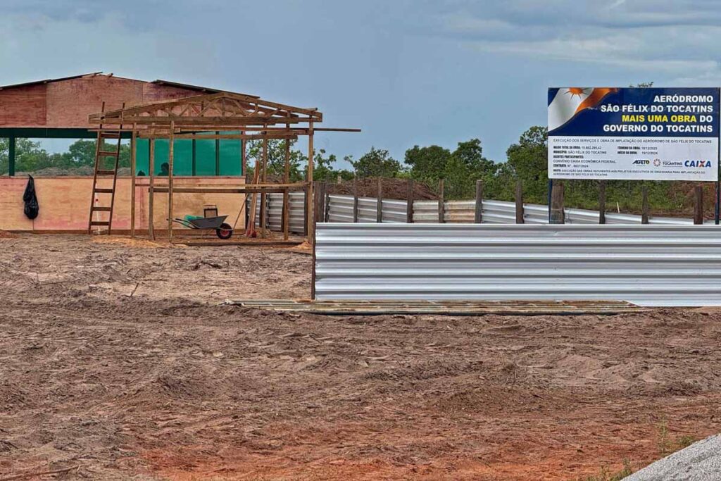Turismo e desenvolvimento: Governo do Tocantins inicia obras do aeródromo de São Félix
