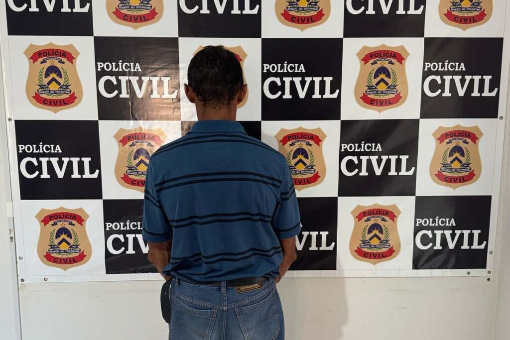 Homem que matou namorado da própria mãe por ciúmes é preso em Araguaçu