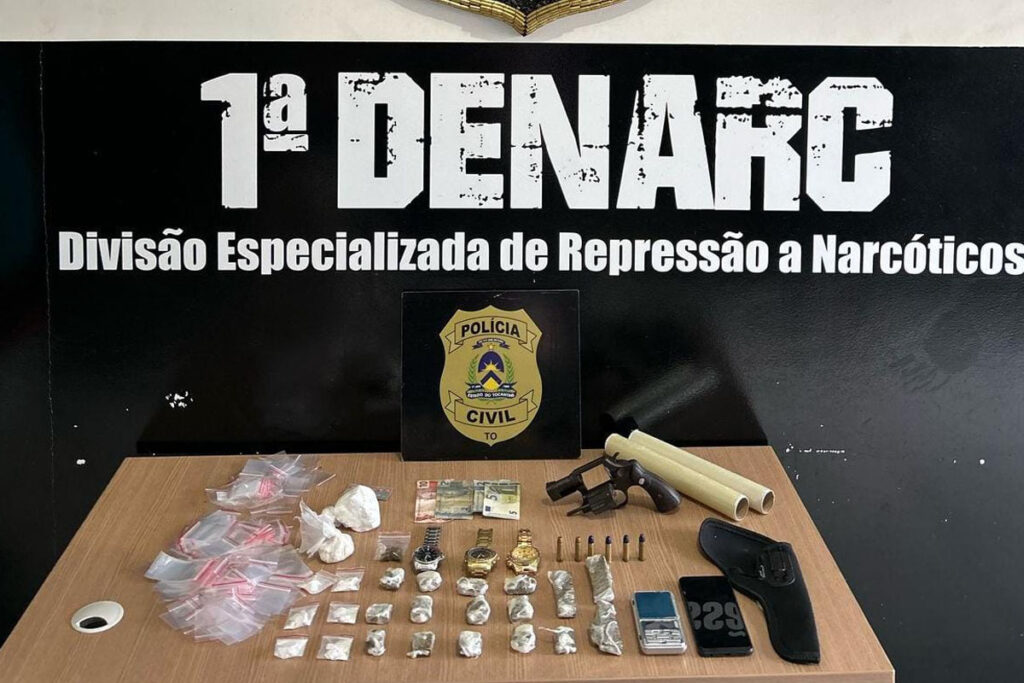Homem é preso por tráfico de drogas no Jardim Taquari, região sul de Palmas