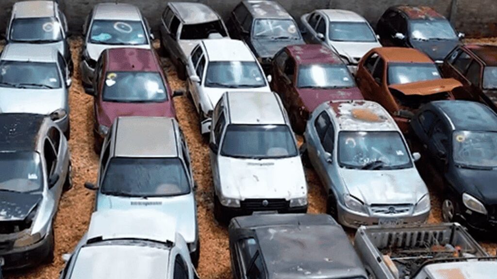 Detran Tocantins realiza leilão com 438 veículos; lances a partir de R$ 50