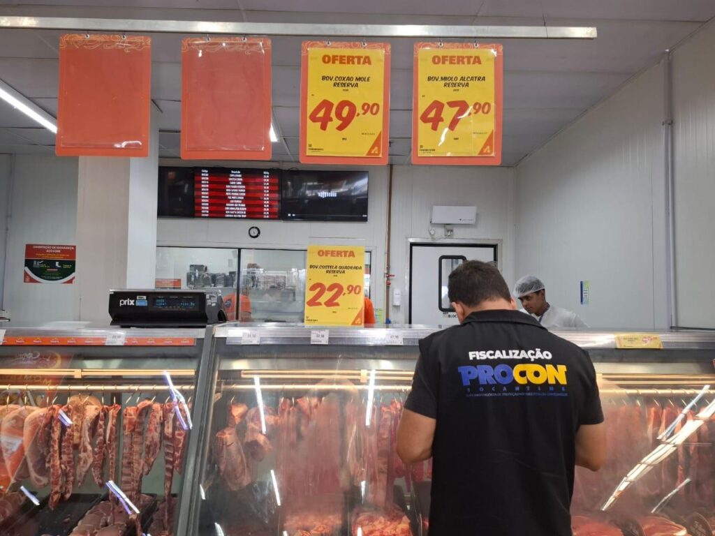 Pesquisa do Procon aponta variação de até 101% no preço da carne em Araguaína