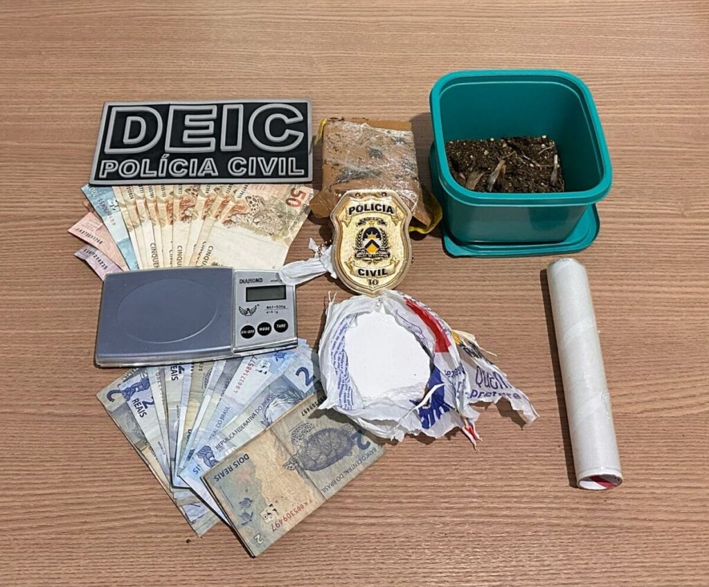 Homem é preso por tráfico de drogas durante operação em Paraíso do Tocantins