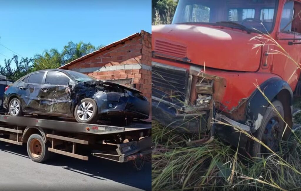Homem morre em colisão entre caminhão e carro em Luzimangues, Porto Nacional