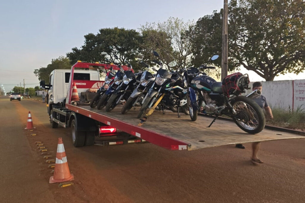 Operação Zero Grau apreende 58 veículos em Porto Nacional durante fiscalização do Detran-TO