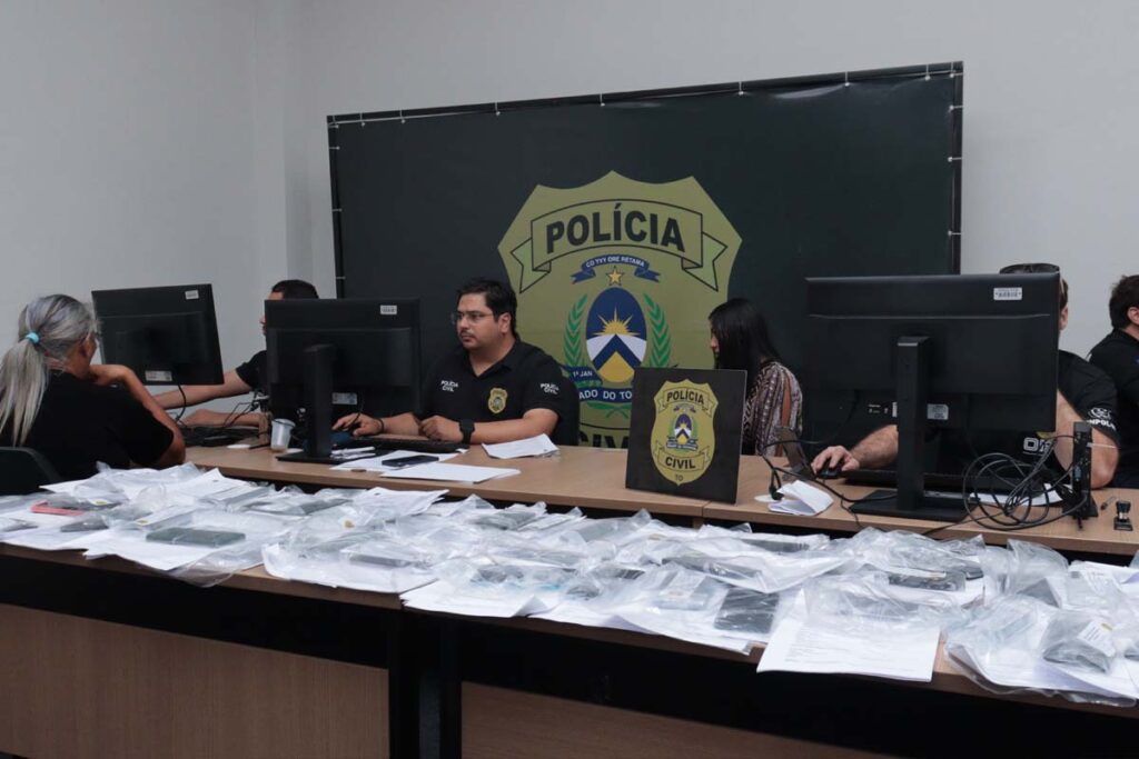 Mais de 150 celulares furtados são devolvidos à população durante operação da PCTO