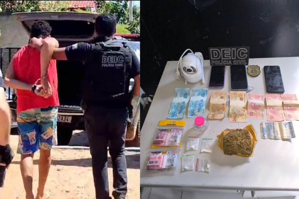 Homem é preso por tráfico de drogas e posse ilegal de animal silvestre em Pequizeiro