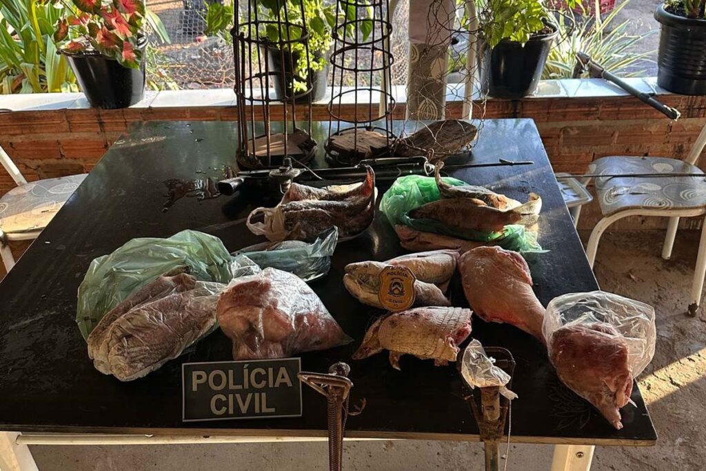 Homem é detido por crimes ambientais em operação da Polícia Civil em Dois Irmãos