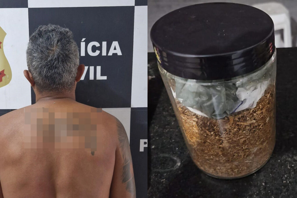 Homem é preso por tráfico de drogas durante operação policial em Formoso do Araguaia