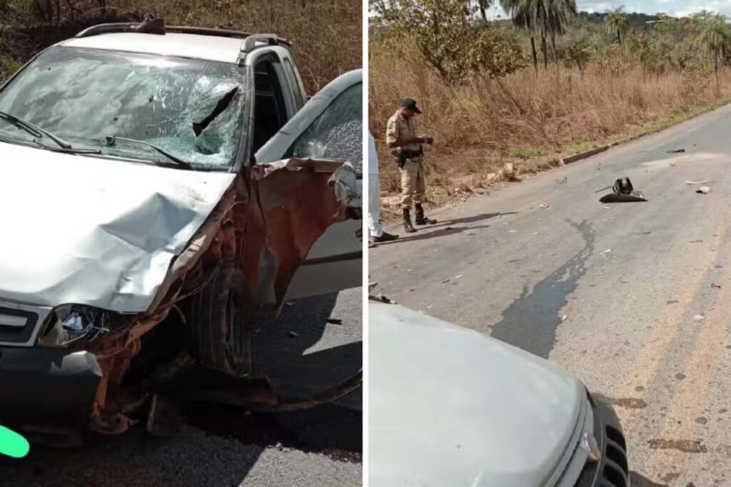 Idoso morre em acidente de moto na TO-040 ao desviar de buraco na pista, entre Dianópolis e Novo Jardim