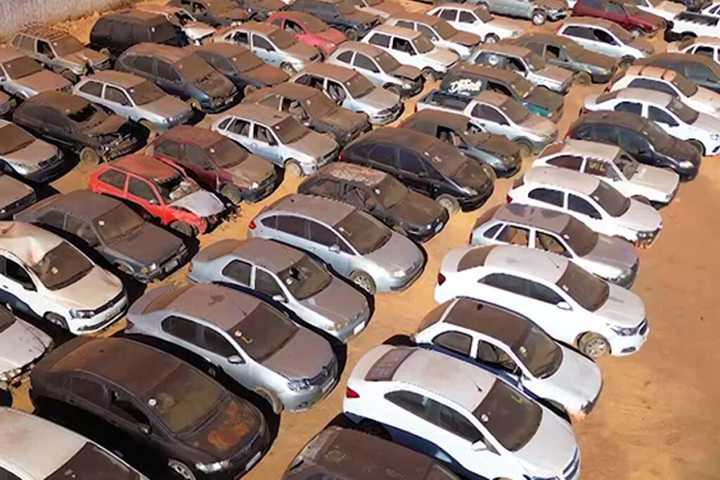 Leilão do Detran-TO oferece 646 veículos com lances a partir de R$ 20