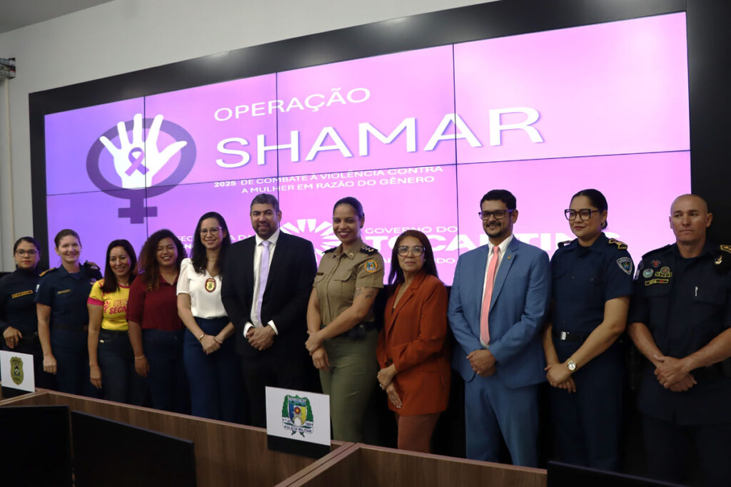 Operação Shamar 2025 reforça combate à violência contra a mulher no Tocantins durante o Agosto Lilás