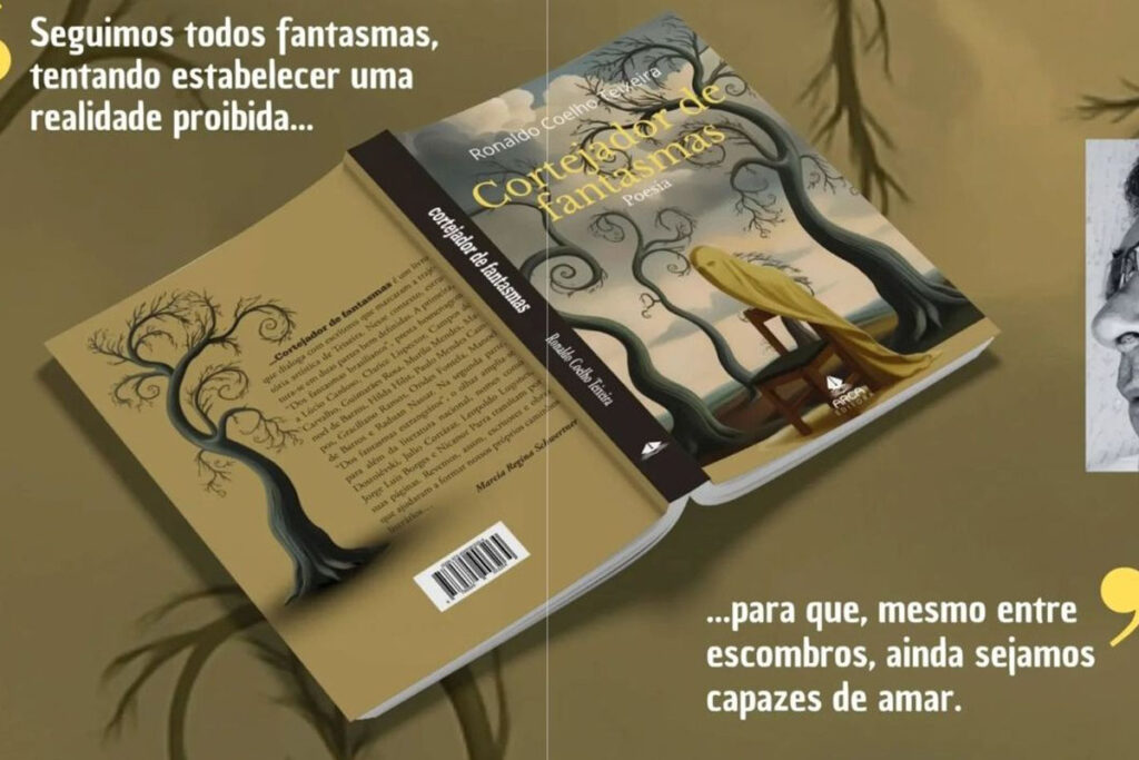 Pré-venda do livro Cortejador de Fantasmas, de Ronaldo Teixeira, é prorrogada até 15 de julho