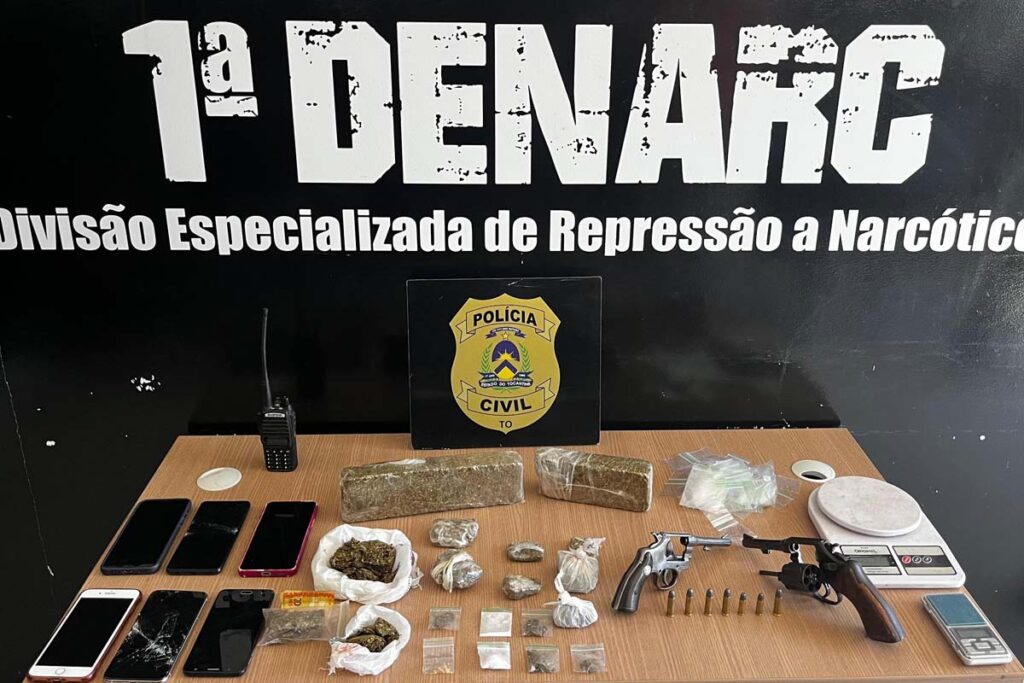 Três homens são presos por suspeita de tráfico de drogas na região sul de Palmas