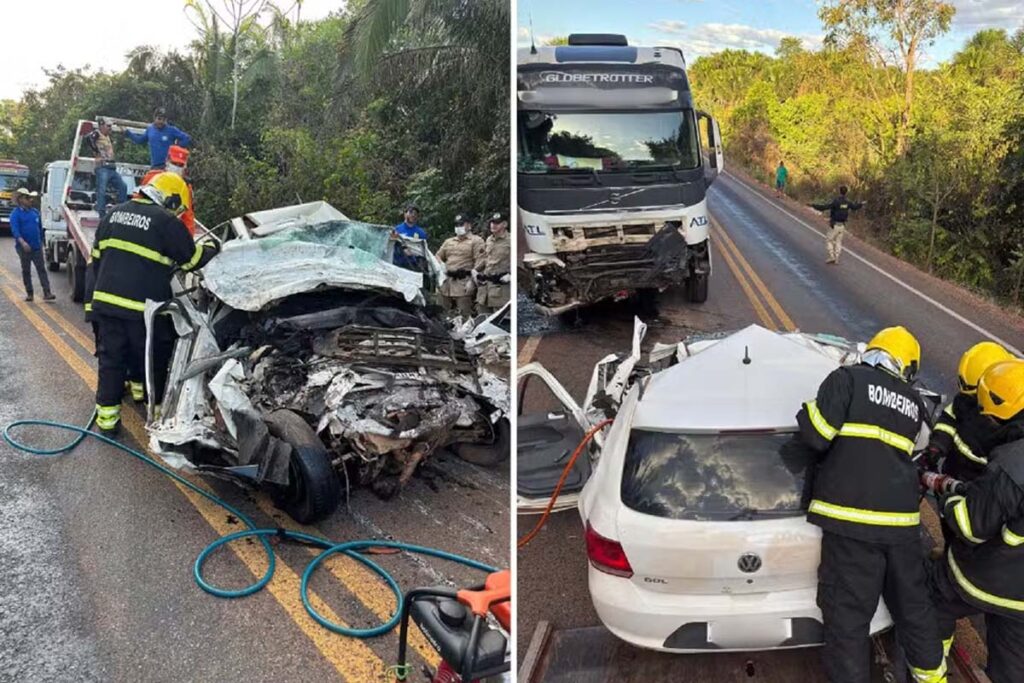 Acidente grave na BR-235 deixa três mortos entre Tupirama e Pedro Afonso