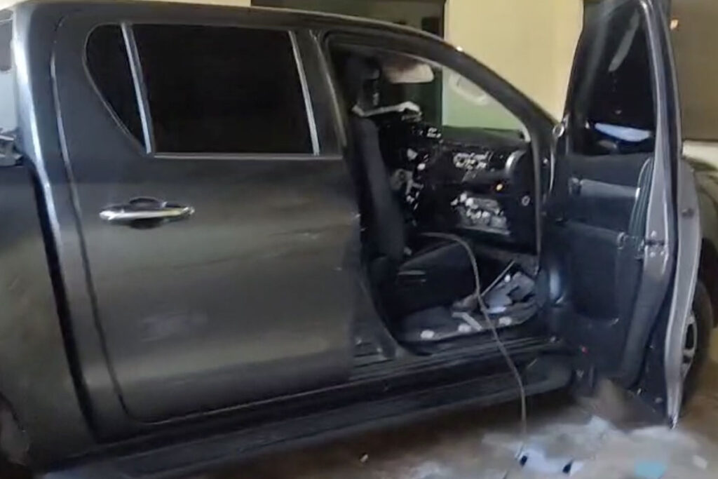 Caminhonete furtada em Palmas é recuperada em Luzimangues