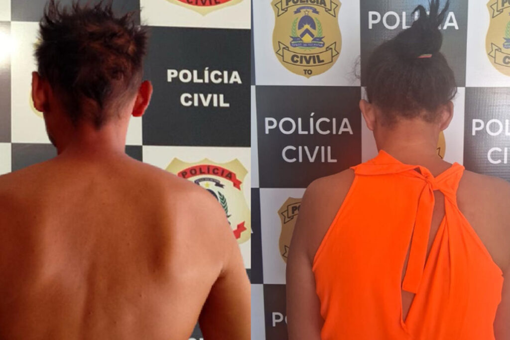 Casal é preso suspeito de envolvimento em crime sexual contra criança de 9 anos no Tocantins
