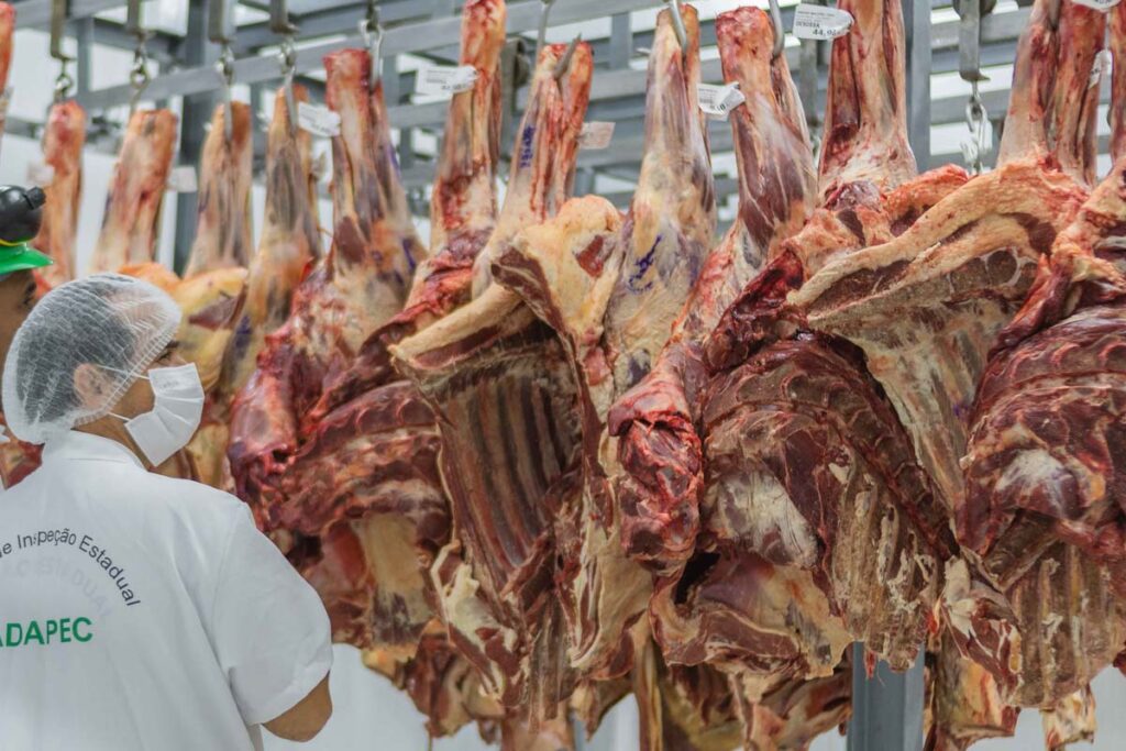 Tarifa dos EUA sobre carne brasileira ameaça exportações e pressiona o Tocantins