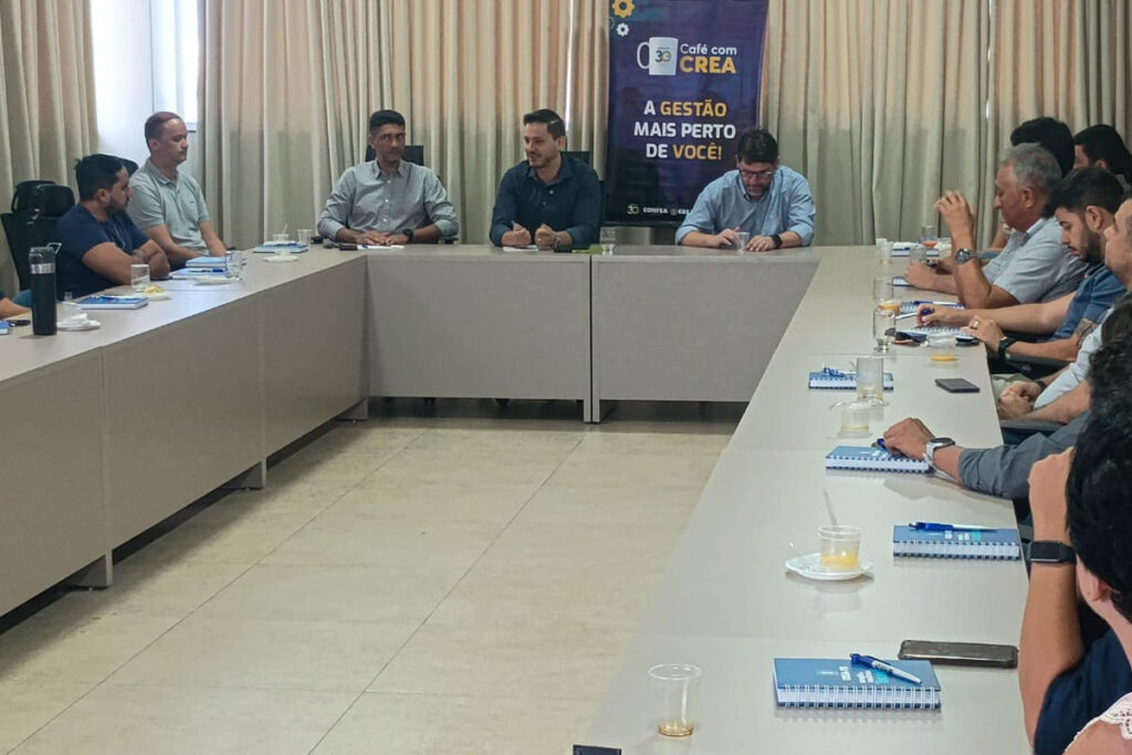 "Café com CREA" promove encontro de profissionais da área para debaterem demandas