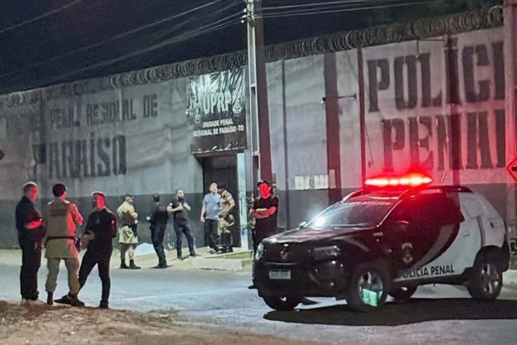 Ataque a tiros deixa dois detentos mortos e três feridos em Paraíso do Tocantins