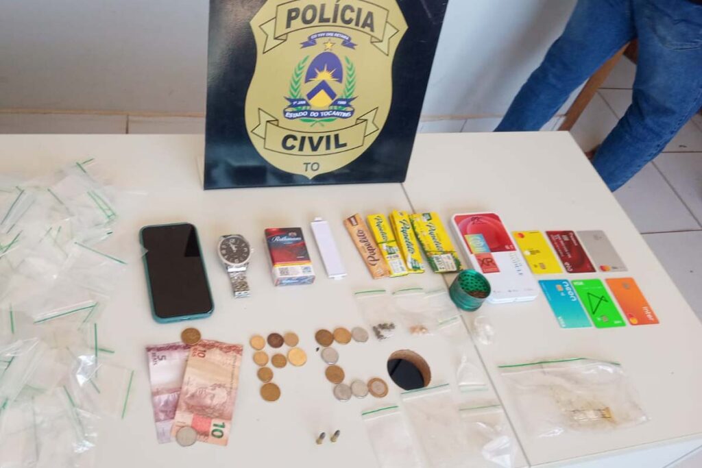 Homem é preso em Pedro Afonso por tráfico de drogas e estupro de vulnerável