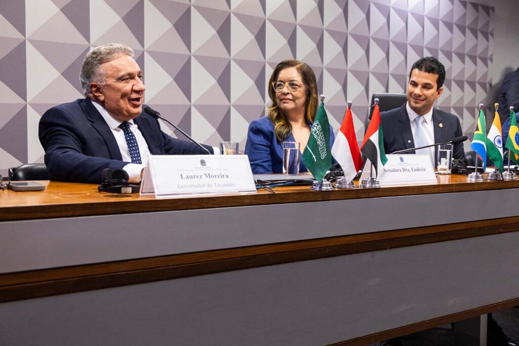 Laurez Moreira defende Hidrovia Araguaia-Tocantins em reunião com Brics no Senado