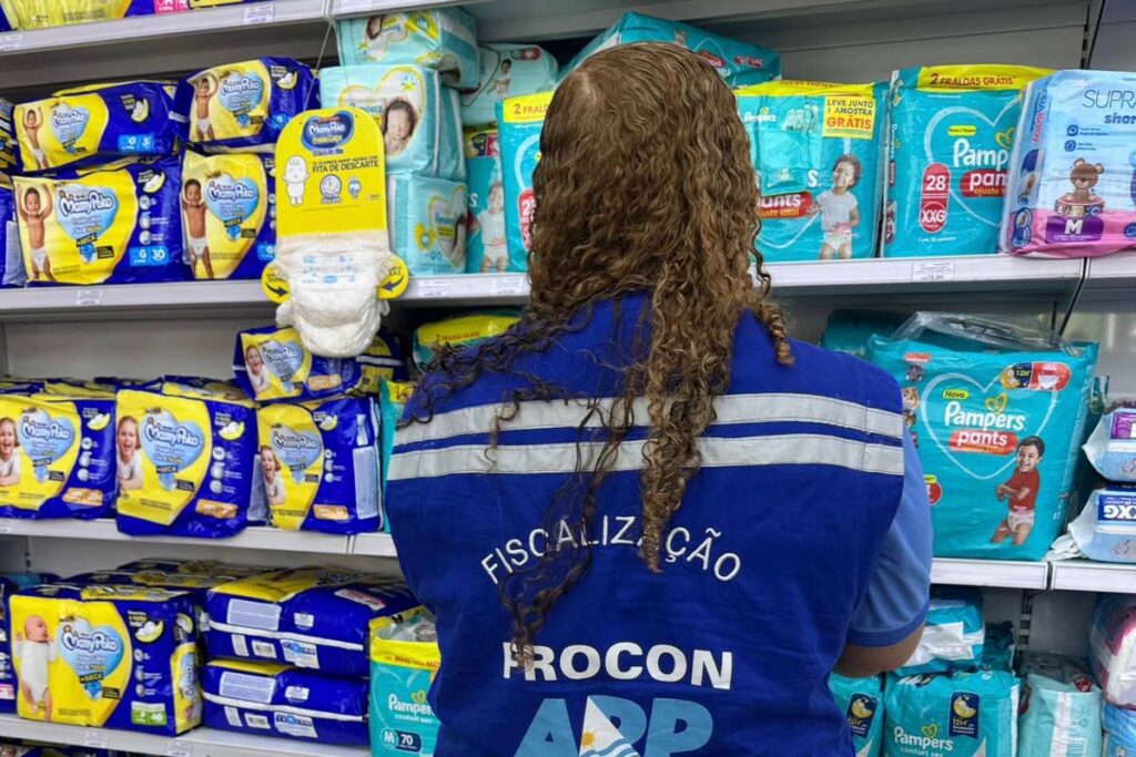 Procon Palmas identifica variação de até 82% nos preços de fraldas descartáveis em farmácias da Capital