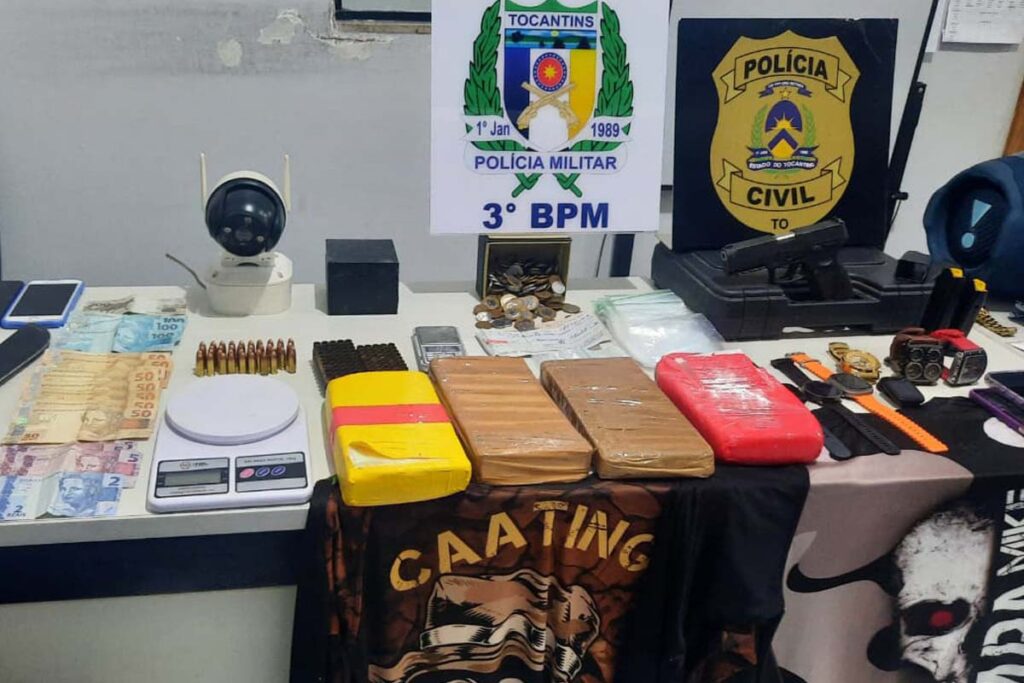 Apreensão de 3,6 kg de cocaína e prisão de casal desarticulam ponto de tráfico em Pedro Afonso