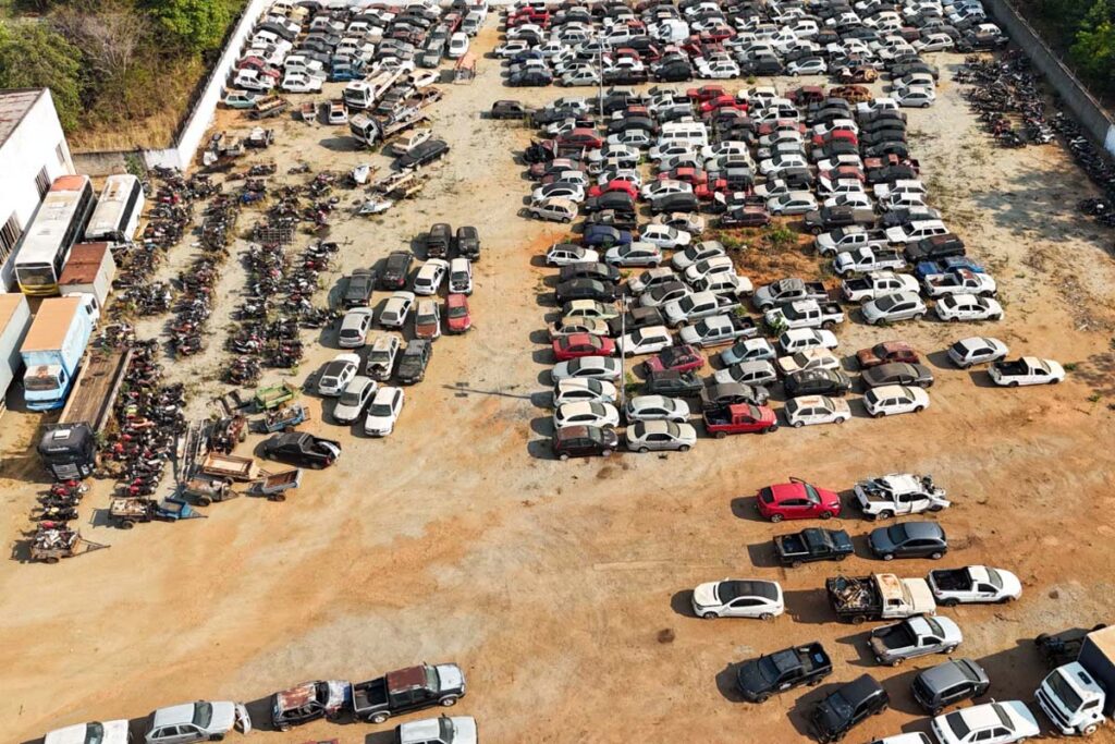 Detran Tocantins realiza leilão com 274 veículos em Arraias; lances começam em R$ 30