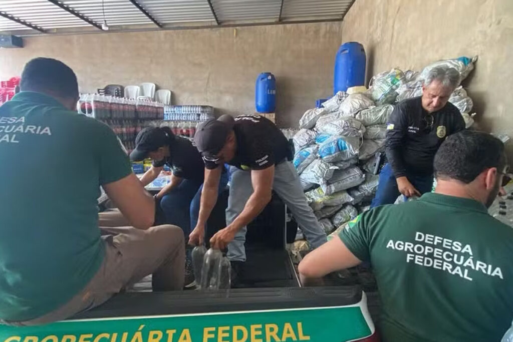 Fábrica clandestina de cachaça é fechada em Combinado durante operação do MAPA e Polícia Civil