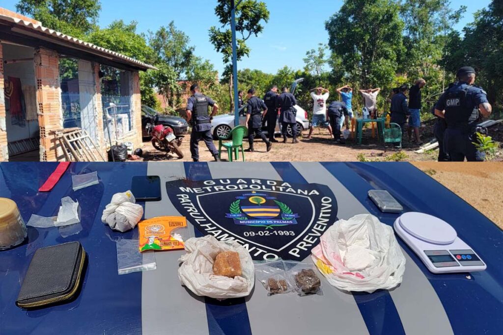 GMP encontra entorpecentes e detém suspeitos após denúncia no setor Diamante em Palmas