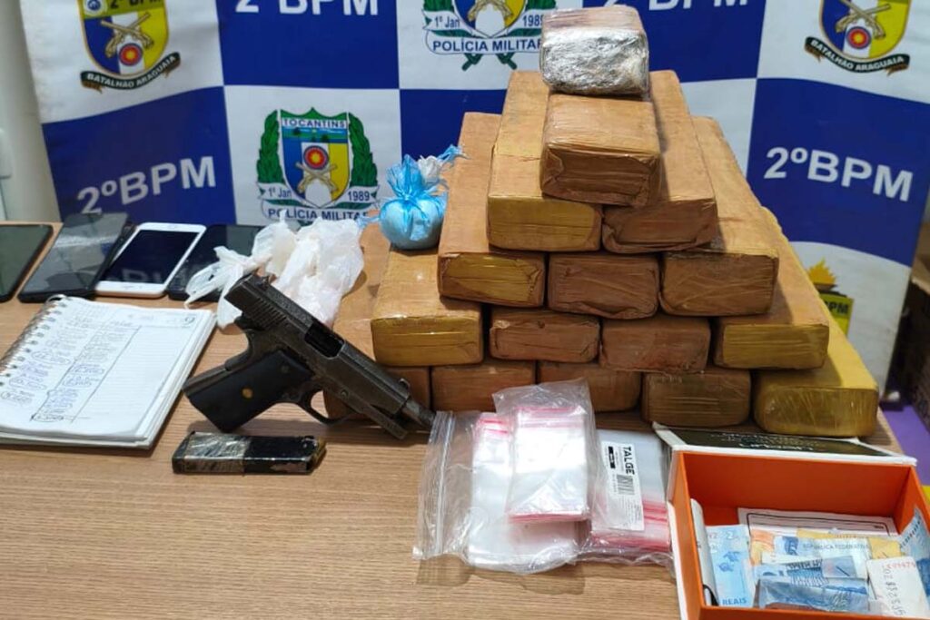 Operação RENOE termina com 11 detidos e apreensão de drogas e armas no norte do Tocantins