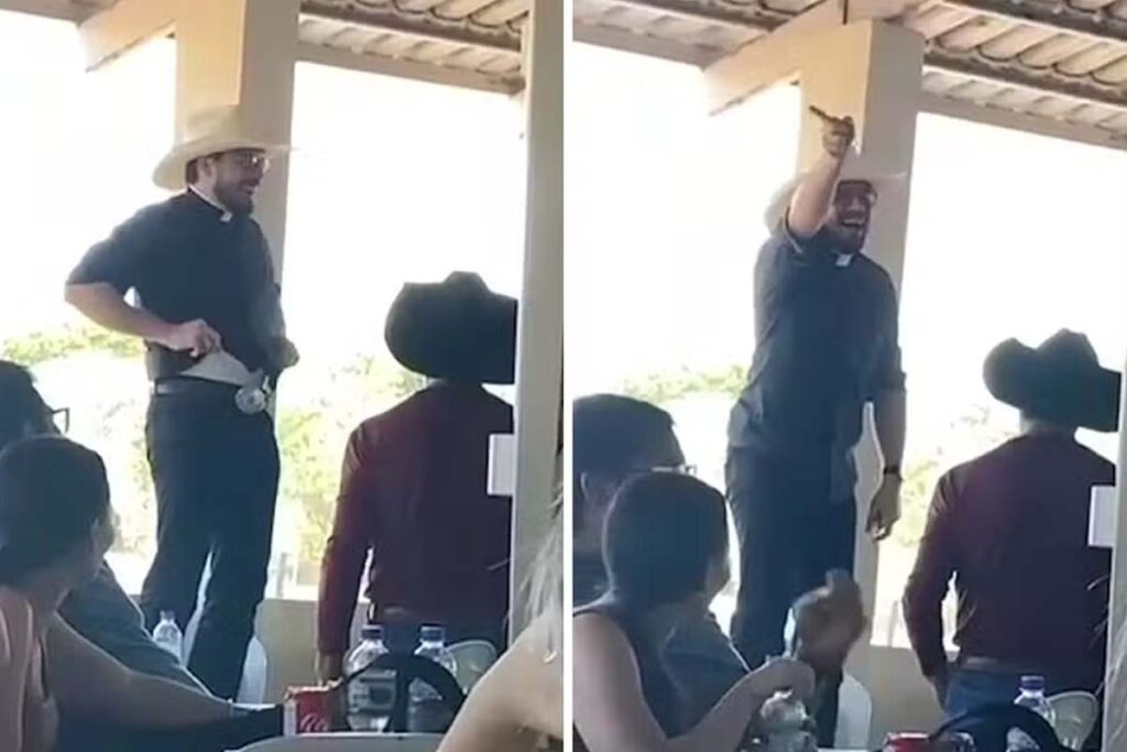 Padre de Alvorada leiloa a própria cueca em festejo e comenta polêmica: “Foi brincadeira”